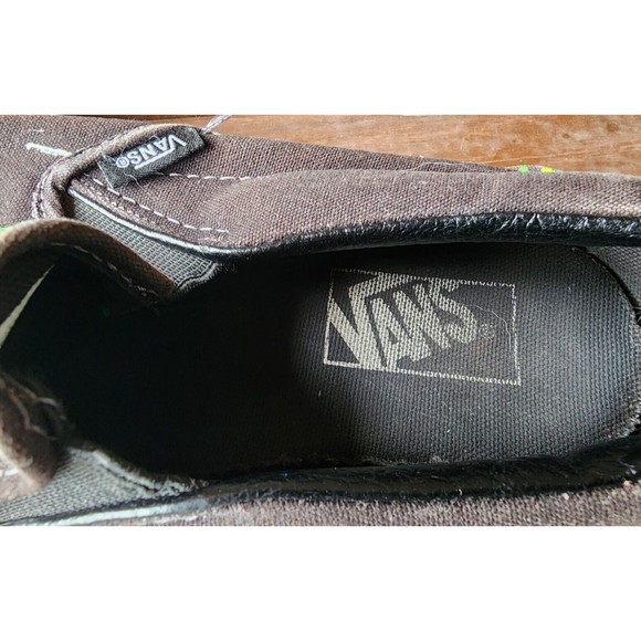 VANS Eyes In The Dark Slip On Sneakers Unisex M-8.5 W-10 Glow In The Dark - Picture 6 of 7